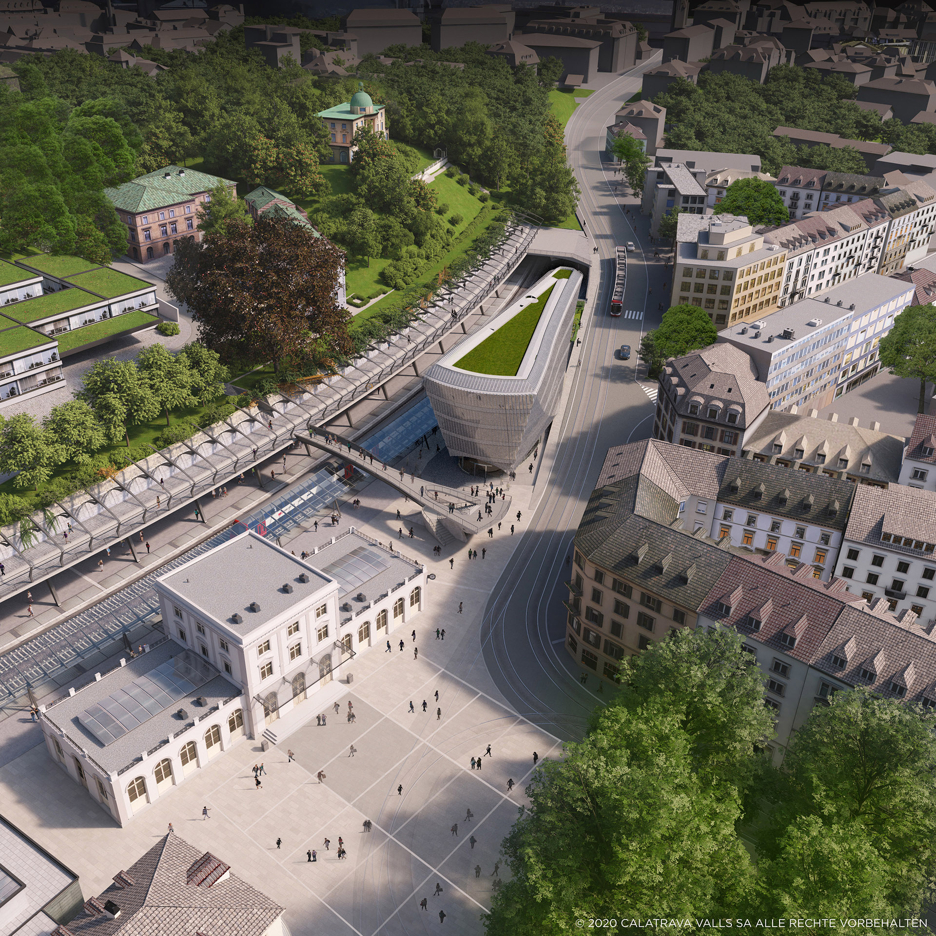 FIDUS、「Auf der Brucke in Zurich」 FIDUS、「Auf der Brucke in Zurich」 Münsterbrücke, Zurich